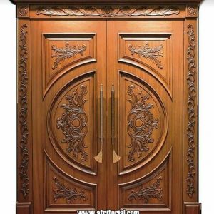 Jual Pintu Jati Ukir Jepara Model Doble Swing