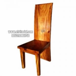 Kursi Makan Blok Kayu Trembesi Jepara