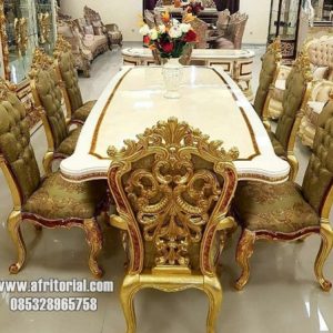 Meja Makan Mewah Model Klasik Eropa