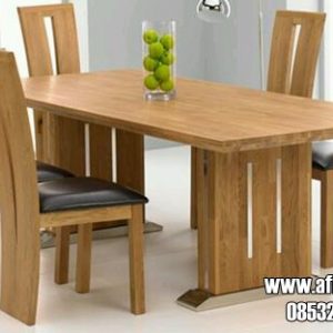 Meja Makan Sederhana Model Kursi Minimalis Jok