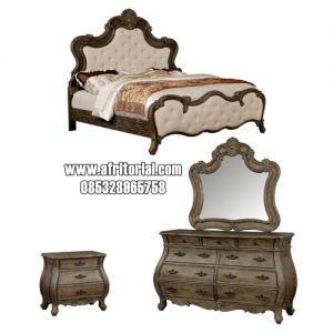 Set Kamar Tidur Klasik Standard Jepara Kayu Solid Paket Lengkap